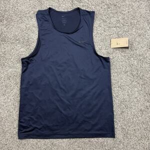 Nike Dri-FIT Ready Tank Navy Blue DV9813-451 Mens Size Medium Tall